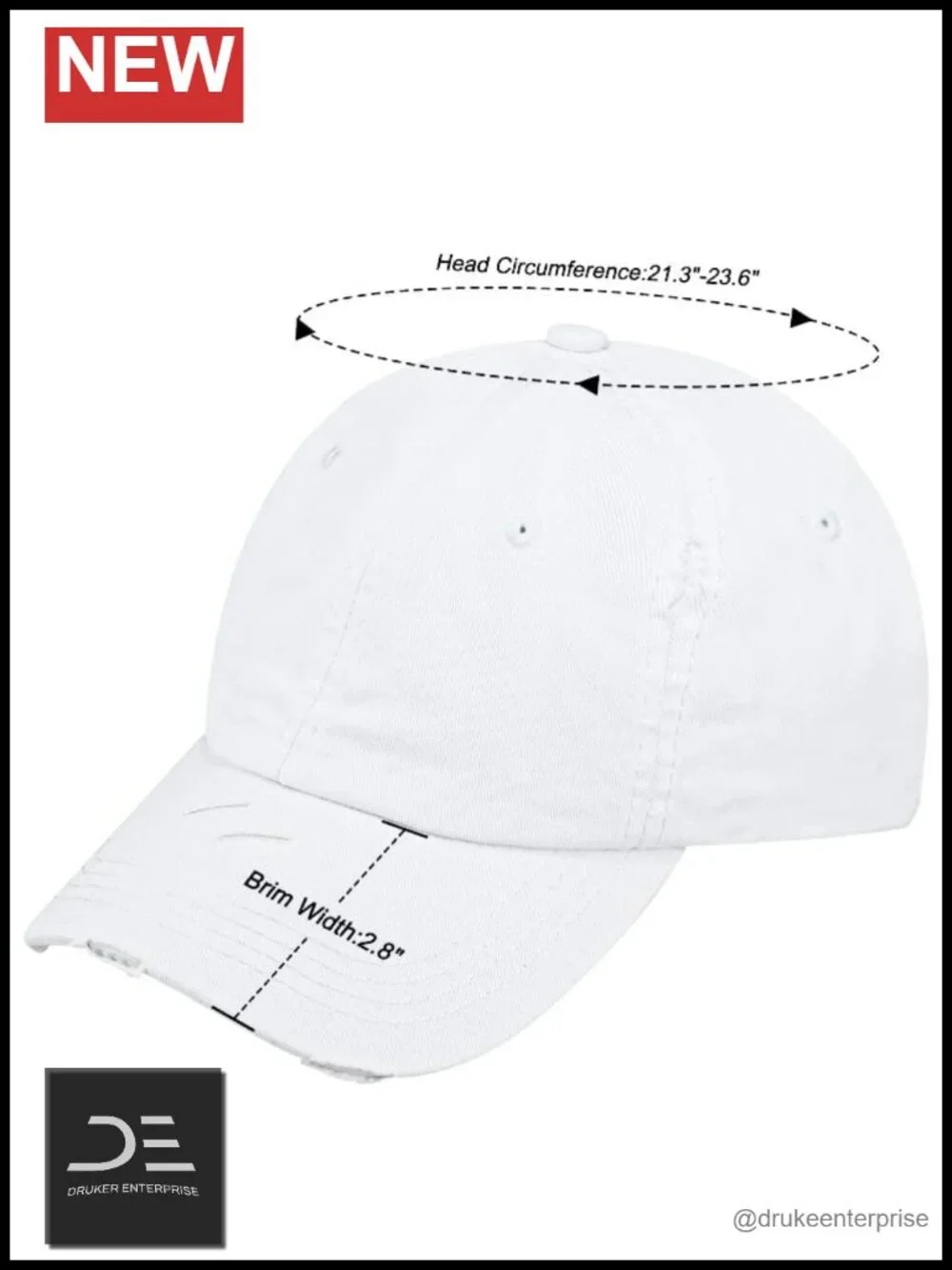 Distressed Retro Washed High Ponytail Baseball Cap for Women - Adjustable